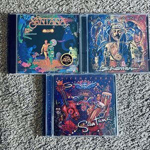 Lot Of 3 Carlos Santana CDs On 1976, 1999 and 2002